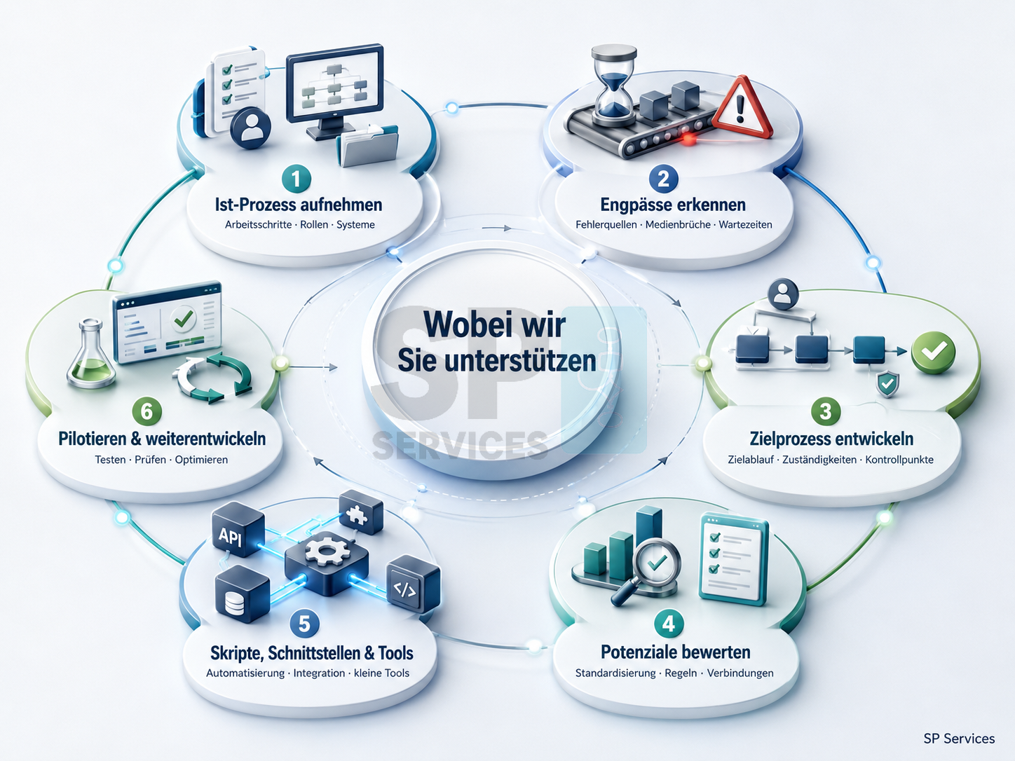 Unterstützungsprozess Struktur und Optimierung - Hierarchische Abbildung der Systemoptimierung